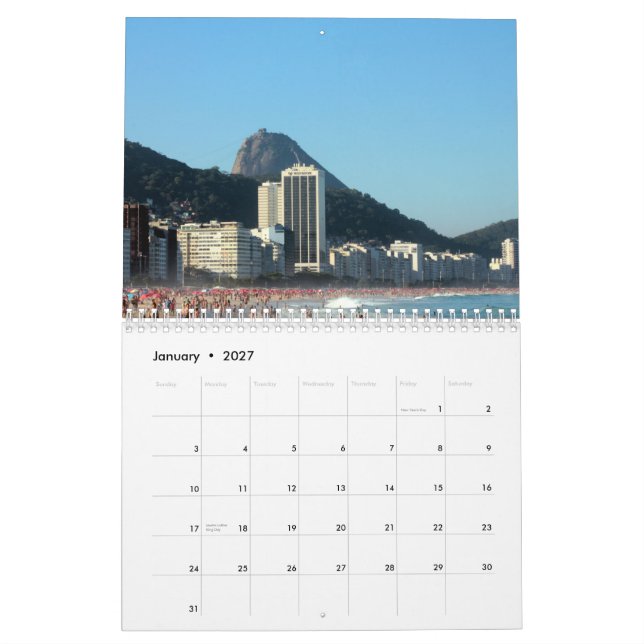 Rio de Janeiro den undra staden i bilder Kalender (Jan 2027)