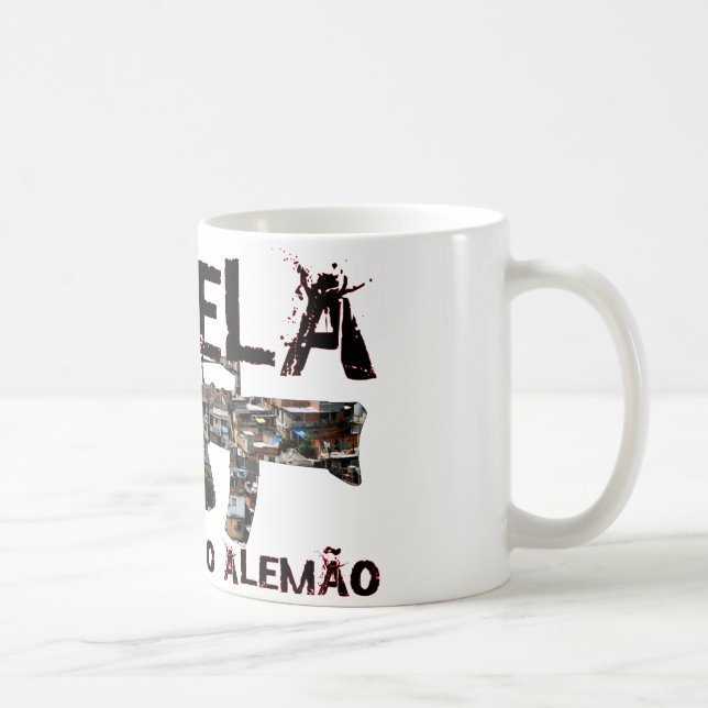 Rio de Janeiro Favela (slumen/kåktownen) Kaffemugg (Höger)