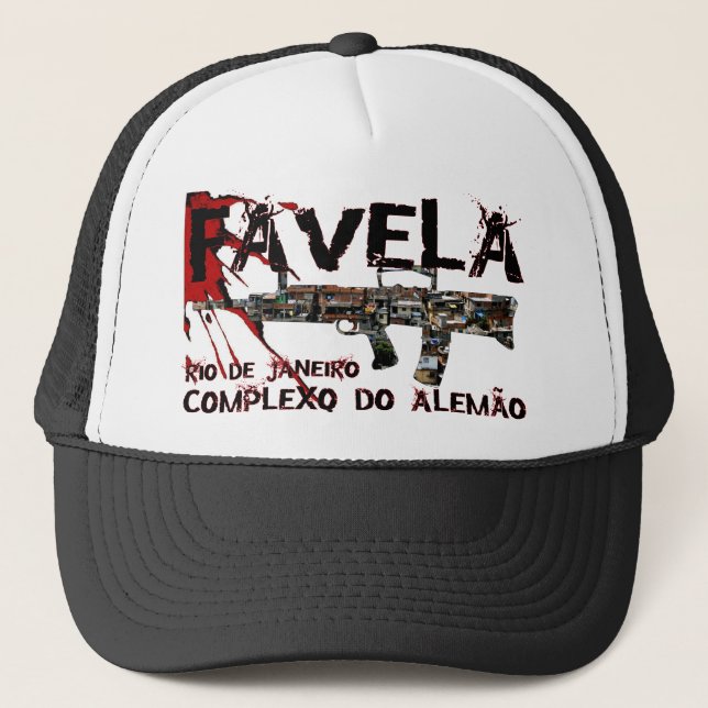 Rio de Janeiro Favela (slumen/kåktownen) Truckerkeps (Framsida)