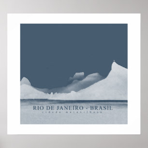 rio de janeiro för väggar, avtryck poster
