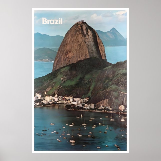 Rio De Janeiro Foto Konst Brasilien Resa Affisch (Framsidan)