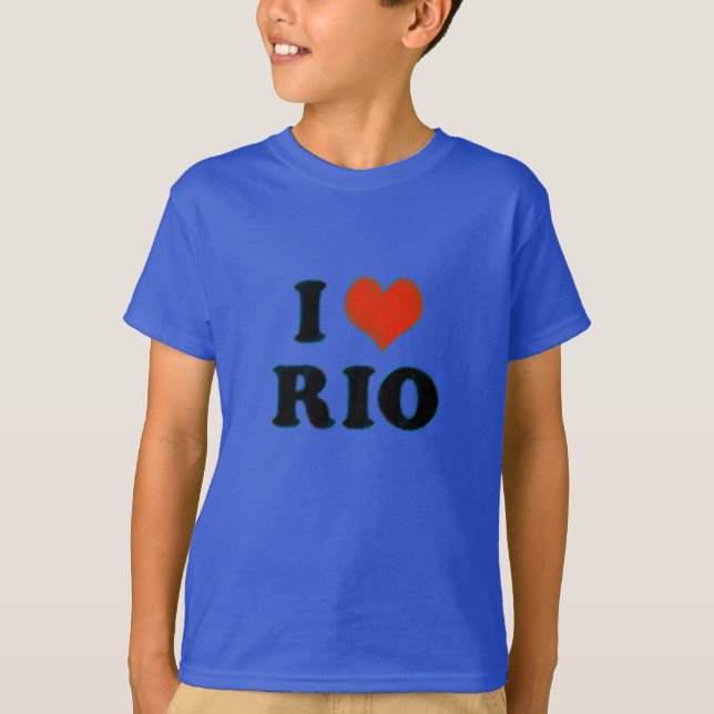 Rio de janeiro - I Rio kärlek Tee (Framsida)