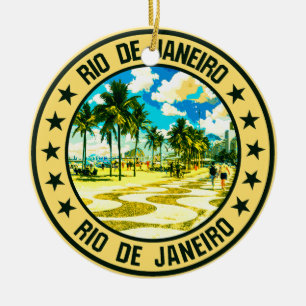 Rio de Janeiro Julgransprydnad Keramik