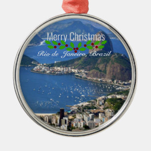 Rio de Janeiro, julhälsningar, Julgransprydnad Metall