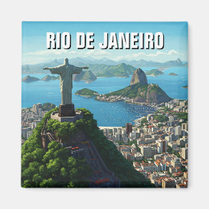 Rio de Janeiro Kristus Redeemer Magnet