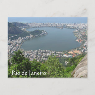 rio de janeiro-kusten vykort