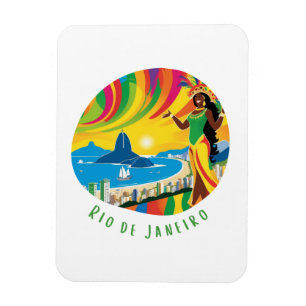 Rio de Janeiro Life i staden Magnet