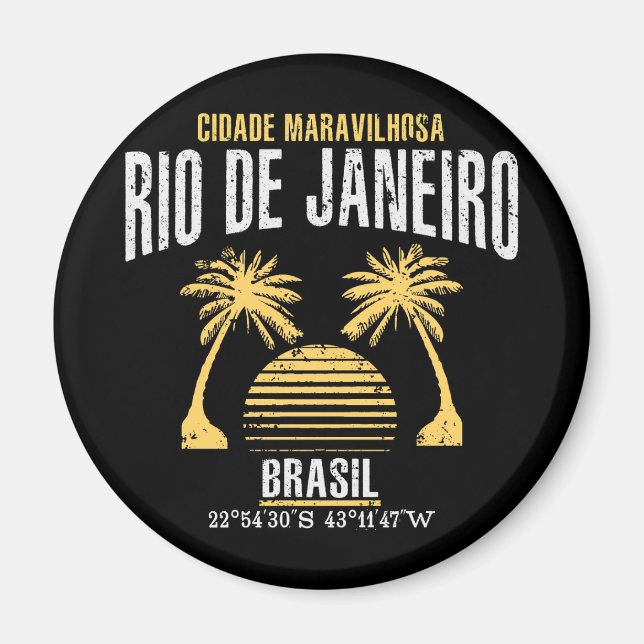 Rio de Janeiro Magnet (Framsidan)