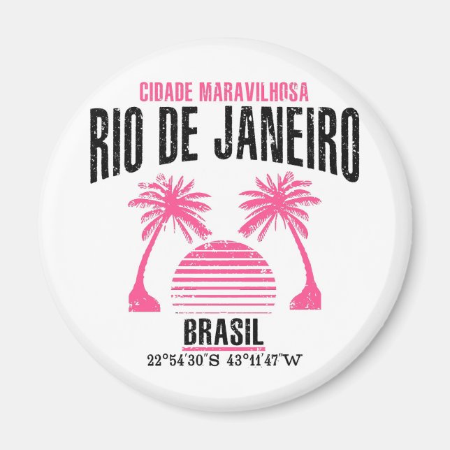 Rio de Janeiro Magnet (Framsidan)