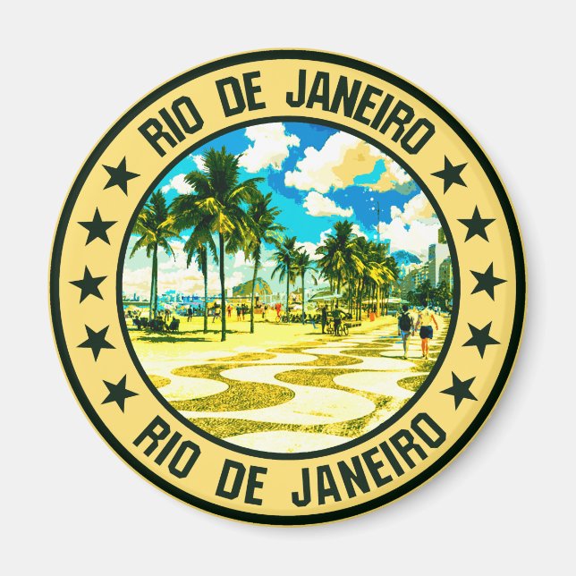 Rio de Janeiro Magnet (Framsidan)