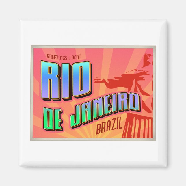 RIO de JANEIRO Magnet (Framsidan)