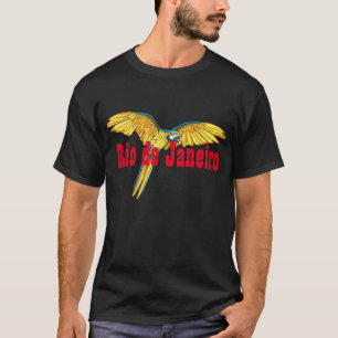 Rio de Janeiro med papegojan T-shirt