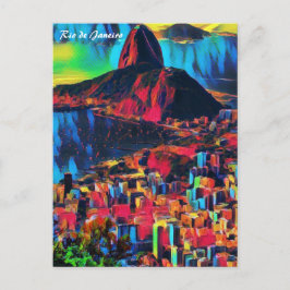 Rio de Janeiro, Pão de Açúcar /City View Art Vykort