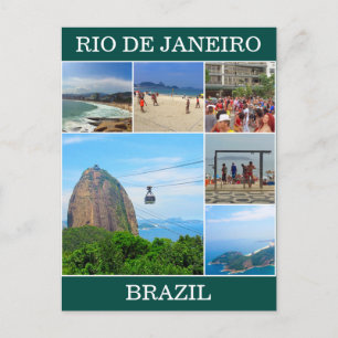 Rio de Janeiro platser Vykort