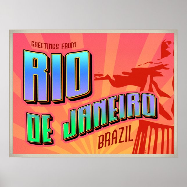 RIO de JANEIRO poster (Framsidan)