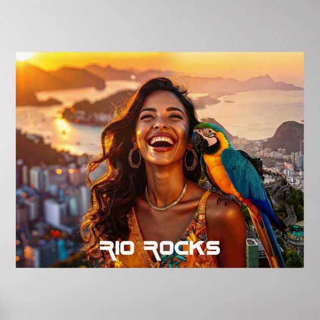 RIO DE JANEIRO POSTER (Framsidan)