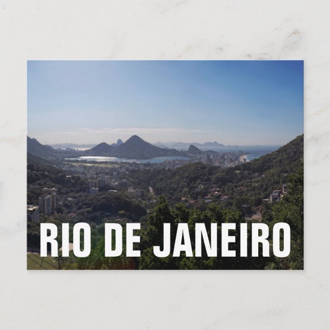 Rio De Janeiro South Zon Vykort (Framsida)