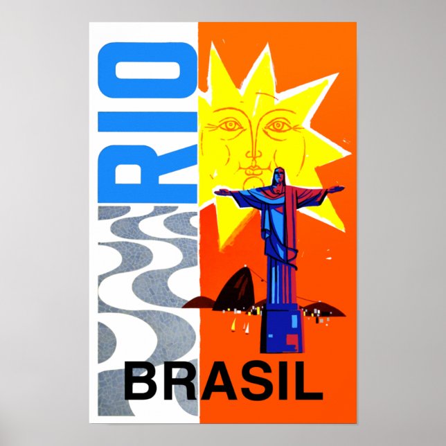 Rio de Janeiro Travel-affisch Poster (Framsidan)