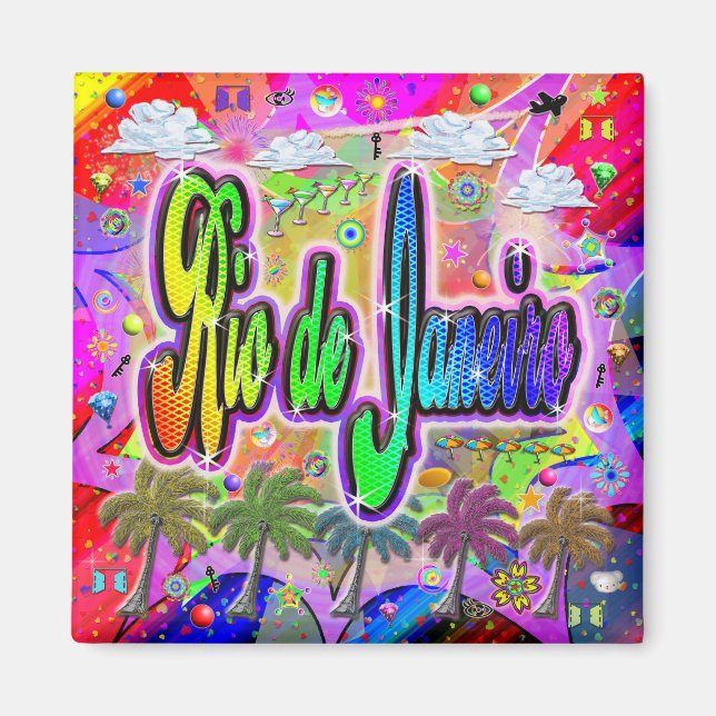 Rio de Janeiro Vista Express Magnet (Framsidan)