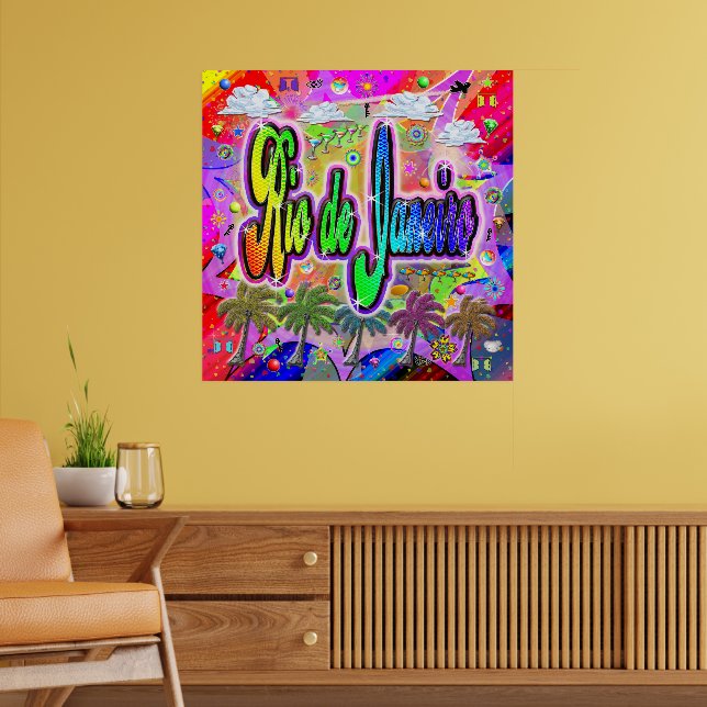 Rio de Janeiro Vista Express Poster (Vardagsrum 2)