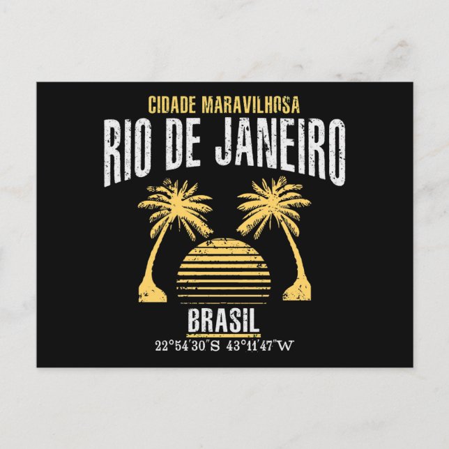 Rio de Janeiro Vykort (Framsida)