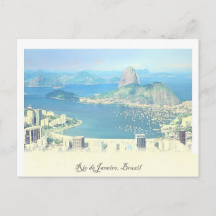 Rio De Janeiro-vykort Vykort