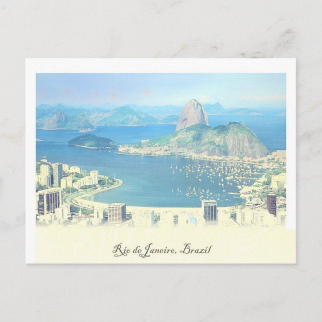 Rio De Janeiro-vykort Vykort (Framsida)
