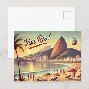 Río de Janeiro-vykort Vykort
