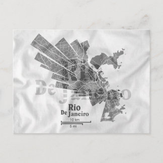 Rio De Janeiro-vykort Vykort