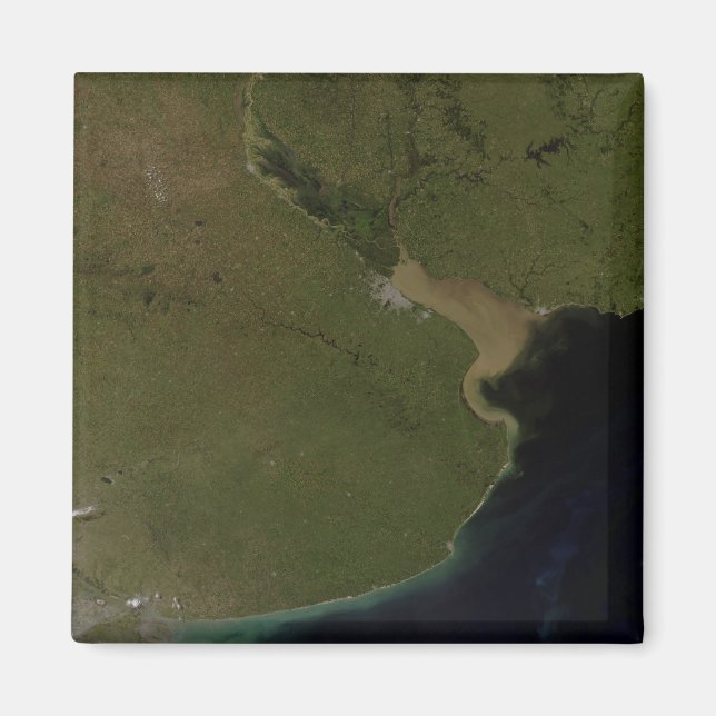Rio de la Plata-mynningen Magnet (Framsidan)