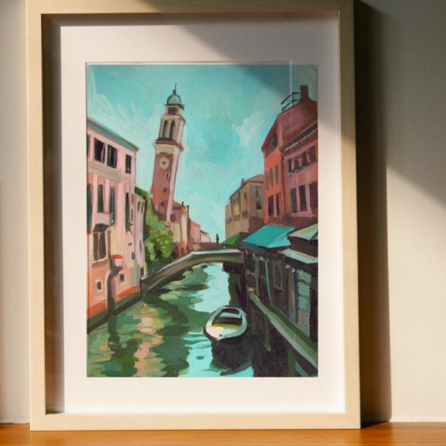 Rio dei Greci, Venedig, Italien Painting Poster (Skapare uppladdad)