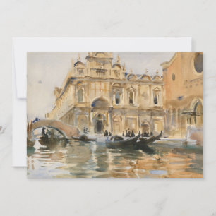 Rio dei Mendicanti, Venedig av John Singer Sargent