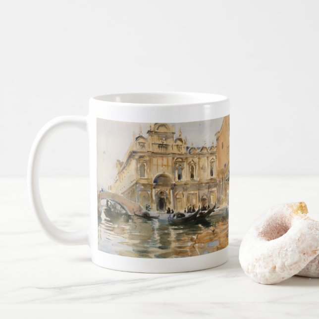 Rio dei Mendicanti, Venedig av John Singer Sargent Kaffemugg (Med munk)