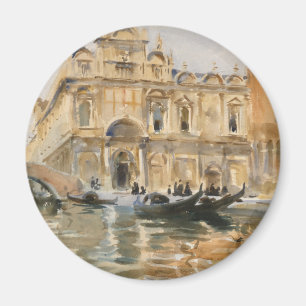 Rio dei Mendicanti, Venedig av John Singer Sargent Magnet