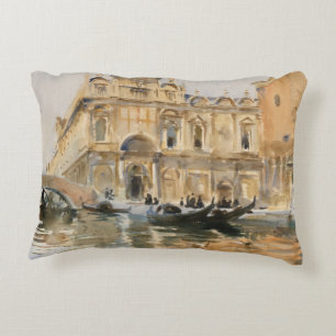 Rio dei Mendicanti, Venedig av John Singer Sargent Prydnadskudde