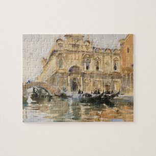 Rio dei Mendicanti, Venedig av John Singer Sargent Pussel