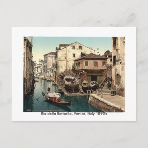 Rio della Botisella, Venedig, Italien 1890 Vykort