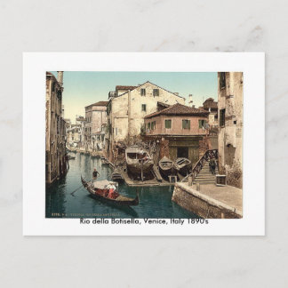 Rio della Botisella, Venedig, Italien 1890 Vykort
