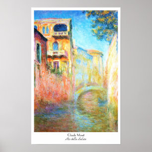 Rio della Salute Claude Monet Poster