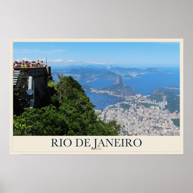 Rio från Sugarloaf Mountain Poster (Framsidan)