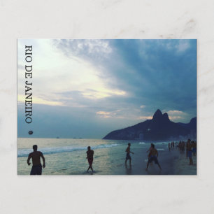 rio futbol sunset vykort