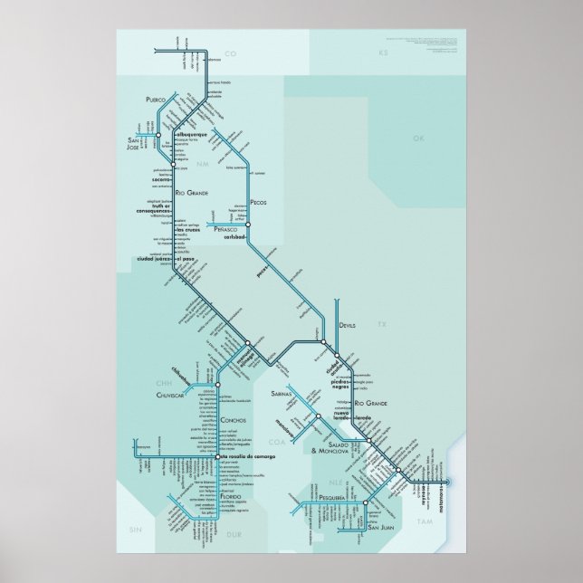 Rio Grande 20 x 30 Poster (Framsidan)