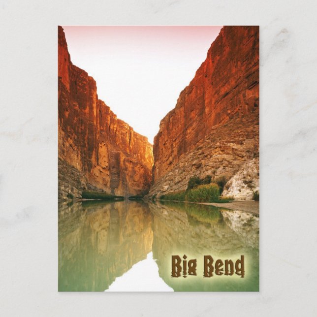 Rio Grande, Big Bend NP, Texas Vykort (Framsida)