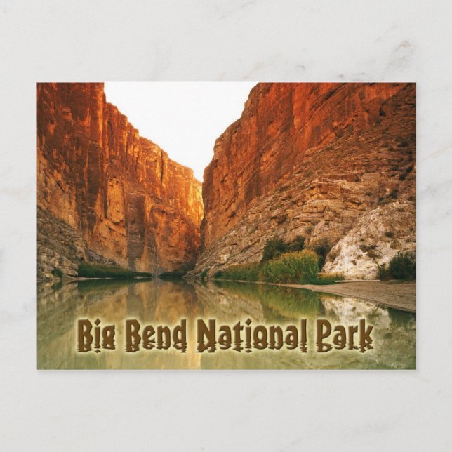 Rio Grande, Big Bend NP, Texas Vykort (Framsida)