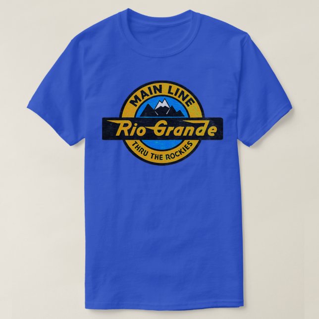 Rio Grande D amp RGW Denver och Rio Grande Western T Shirt (Design framsida)