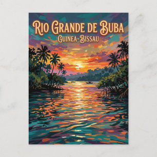 Rio Grande de Buba Guinea-Bissau Vykort