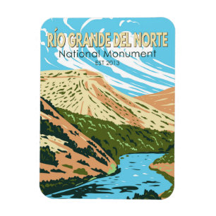 Río Grande del Norte nationalmonument New mexico Magnet