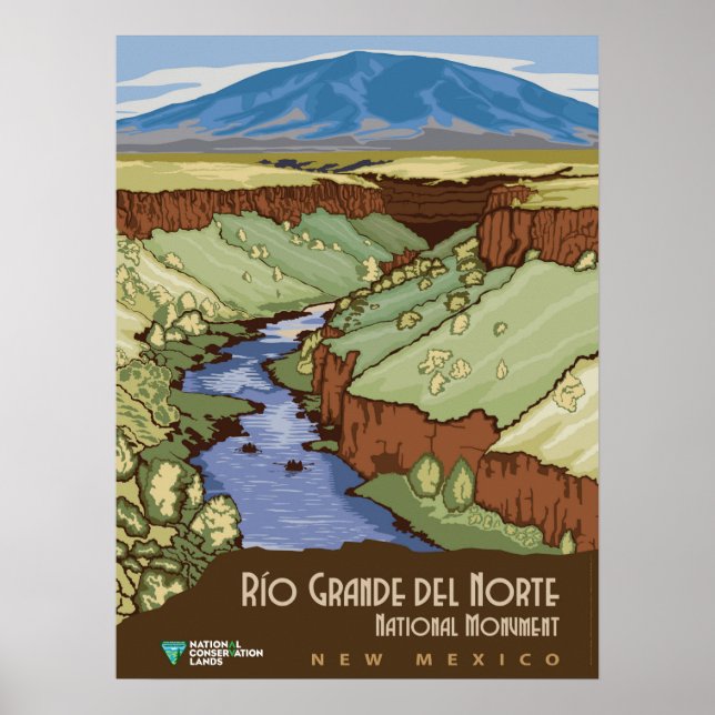 Rio Grande Del Norte Poster (Framsidan)