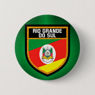 Rio Grande do Sul Flagga Knapp