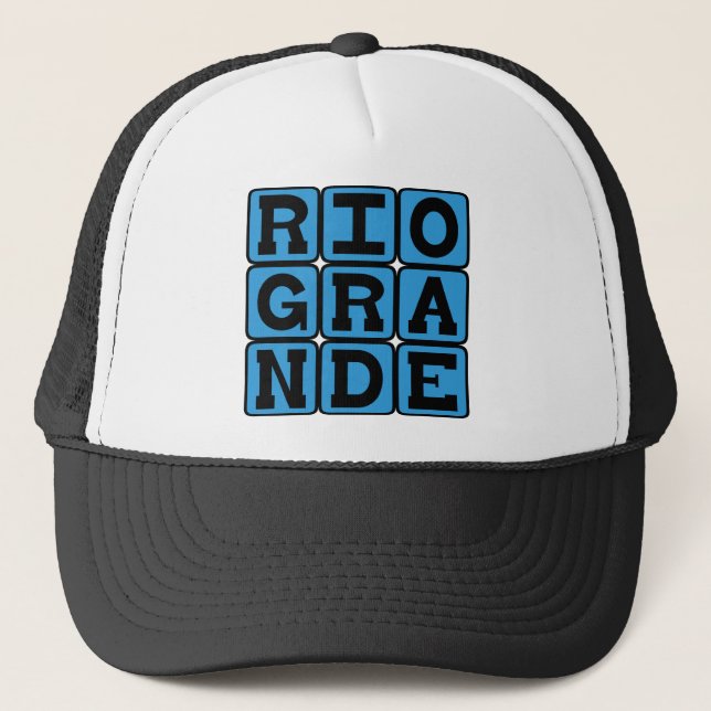 Rio Grande, Flod i Texas Truckerkeps (Framsida)